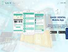 Tablet Screenshot of gaocdental.com